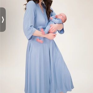 Women's Light Blue Robe